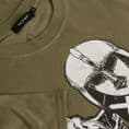 Englisc Arms military green Anglo-Saxon t-shirt with Senlak branding on the sleeve